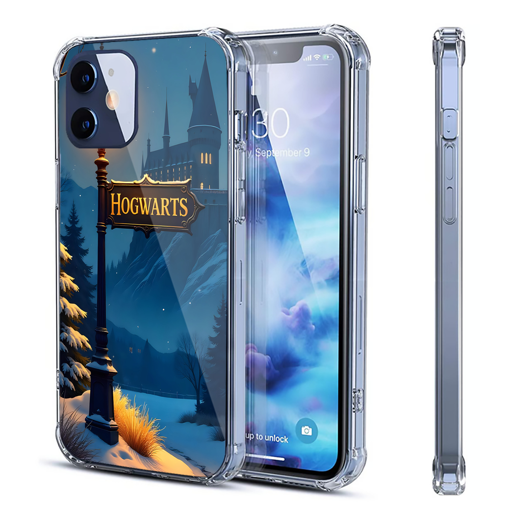 （画像用） Harry Potter ハリー・ポッターシリーズ 【iPhone 12シリーズ対応】透明スマホケース（クリアソフトケース）